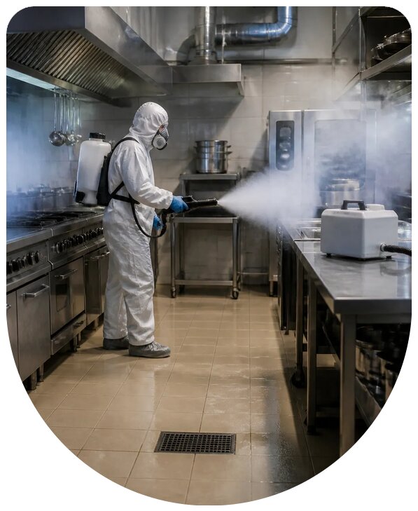 Профессиональная обработка ресторана от тараканов в Дзержинске